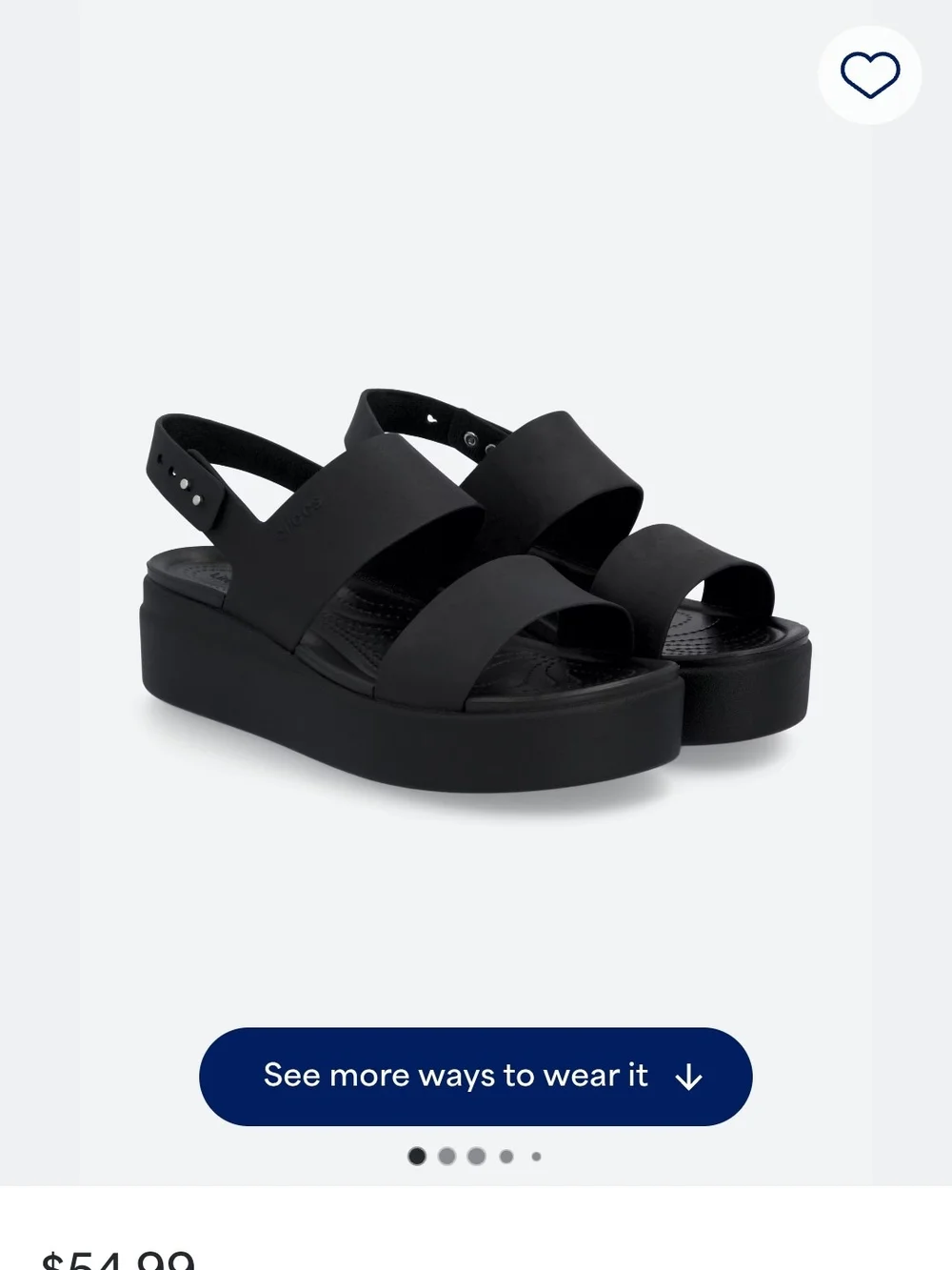 Crocs Platform Sandals - Picture 1 of 5